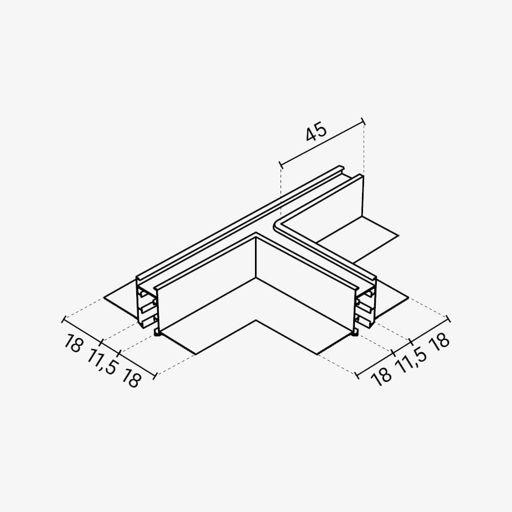 T-Corner Magnetic M05-R - product view