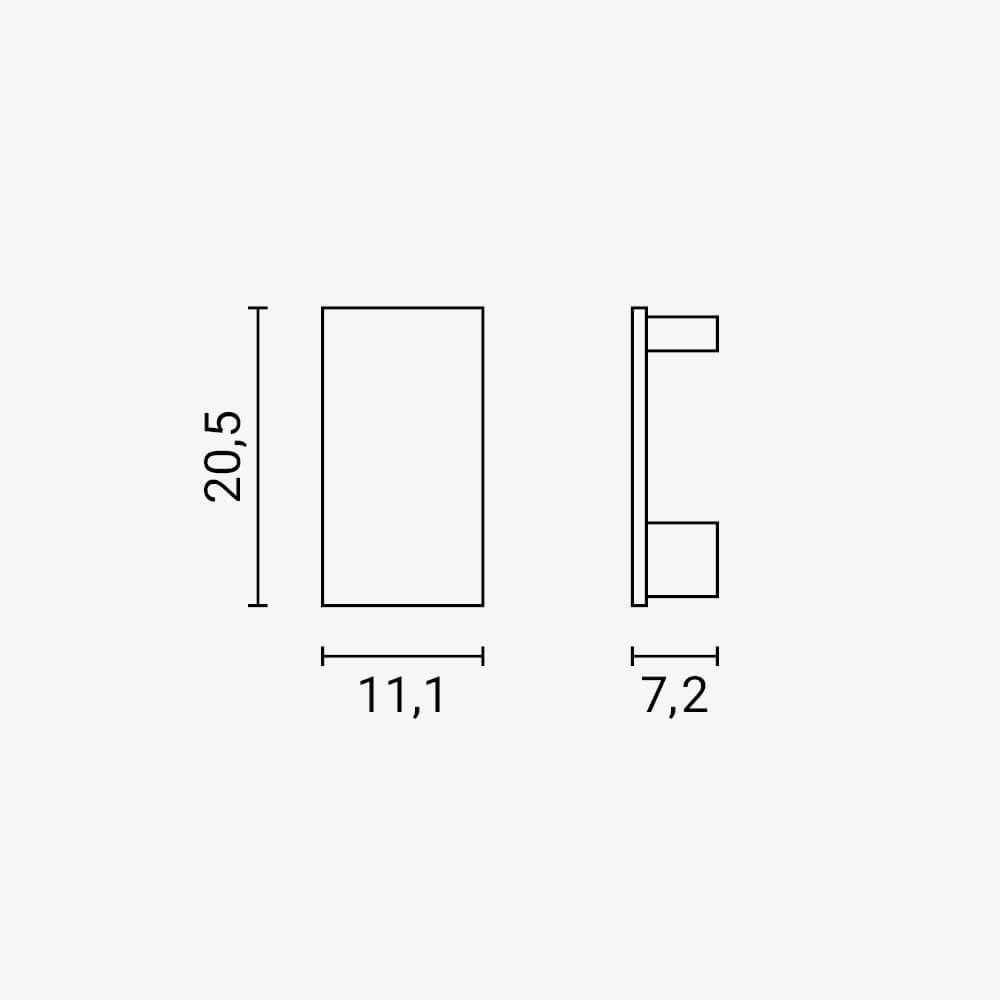 End Cap M05-R - product view