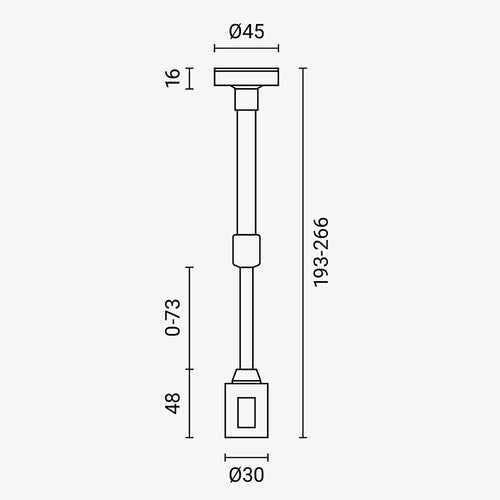 1-Layer Pole 10-20CM - M05-S - product view