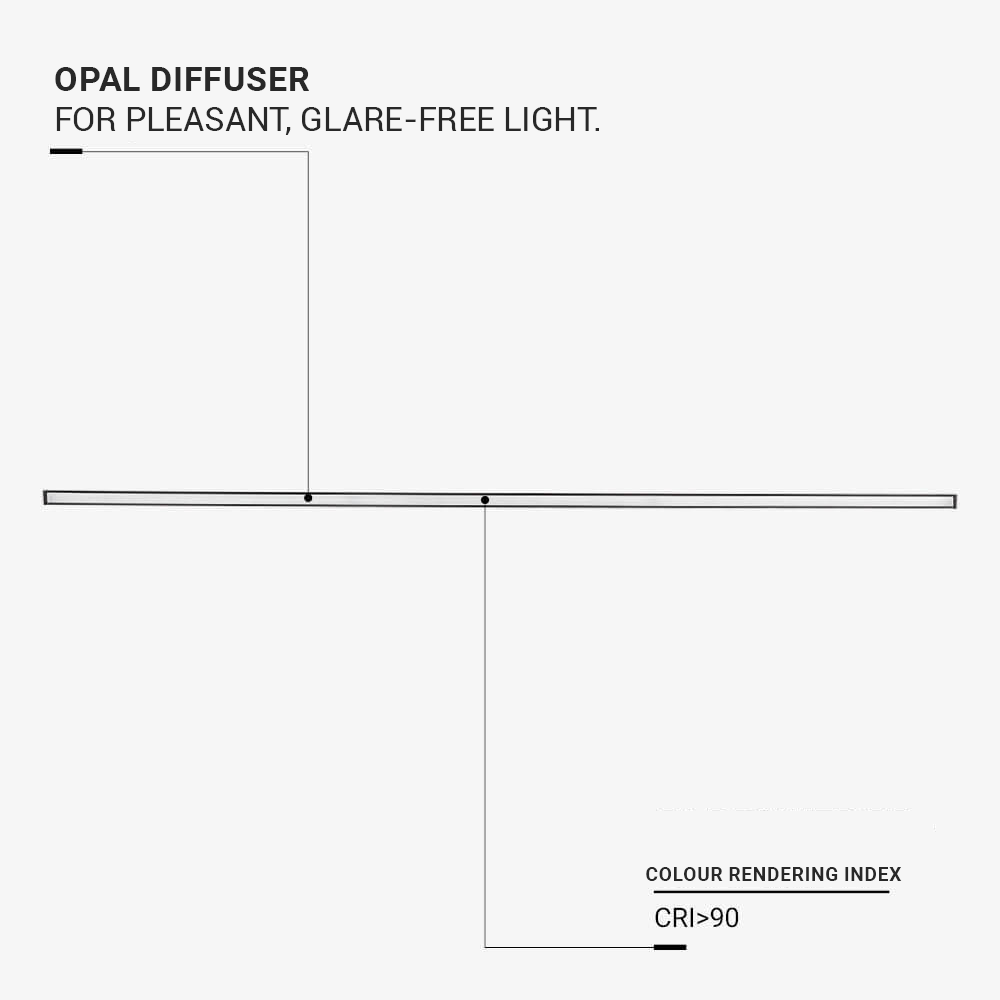 LED Magnetic Linear Light 48V 7W 4000K - M05 - image 3