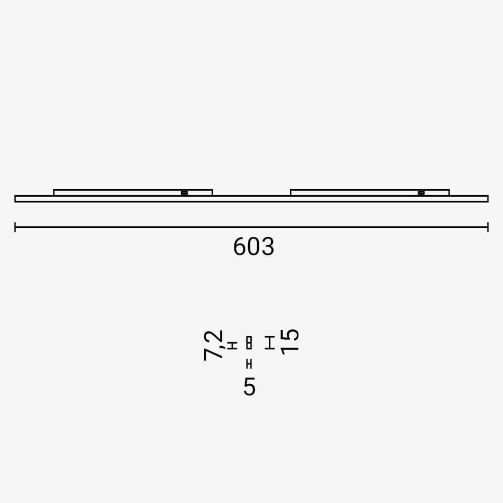 LED Magnetic Linear Light 48V 14W 4000K - M05 - product view