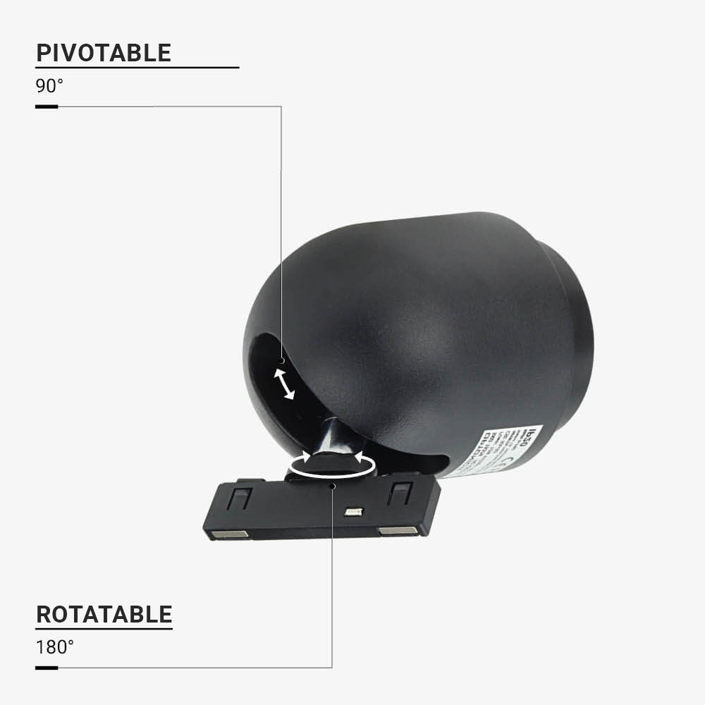 LED Magnetic ZOOMABLE Spotlight 48V 10W 4000K - M05 - image 3