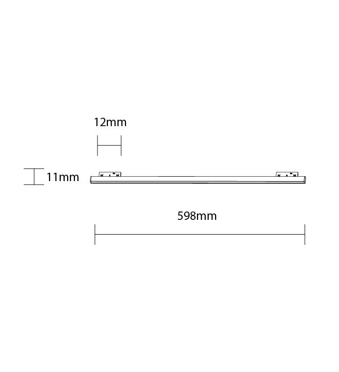 LED Magnetic Linear Floodlight 48V 20W 4000K - M05 - product view