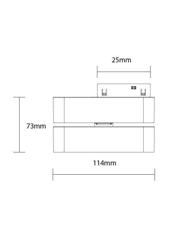 LED Magnetic Linear ADJUSTABLE Floodlight 48V 6W 4000K - M05 - product view