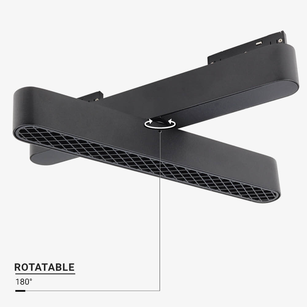 LED Magnetic Linear ADJUSTABLE ANTI-GLARE Floodlight 48V 12W 4000K - M05 - image 5