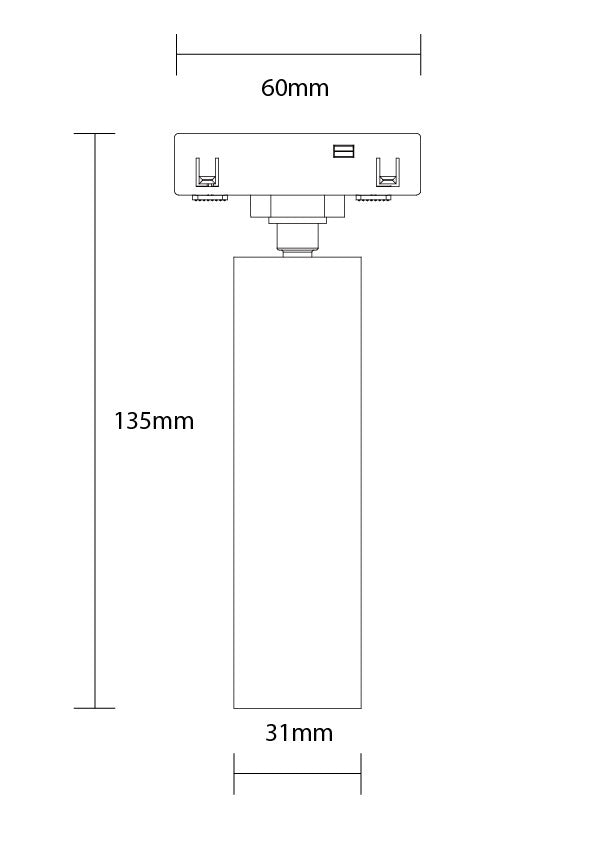 LED Magnetic Spot Floodlight 48V 7W 4000K - M05 - product view
