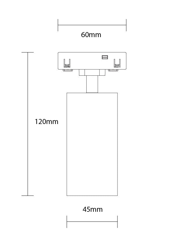 LED Magnetic Spot Floodlight 48V 12W 4000K - M05 - product view