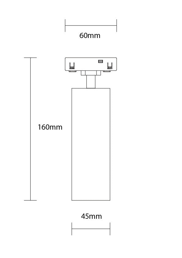 LED Magnetic Spot Floodlight 48V 15W 4000K - M05 - product view