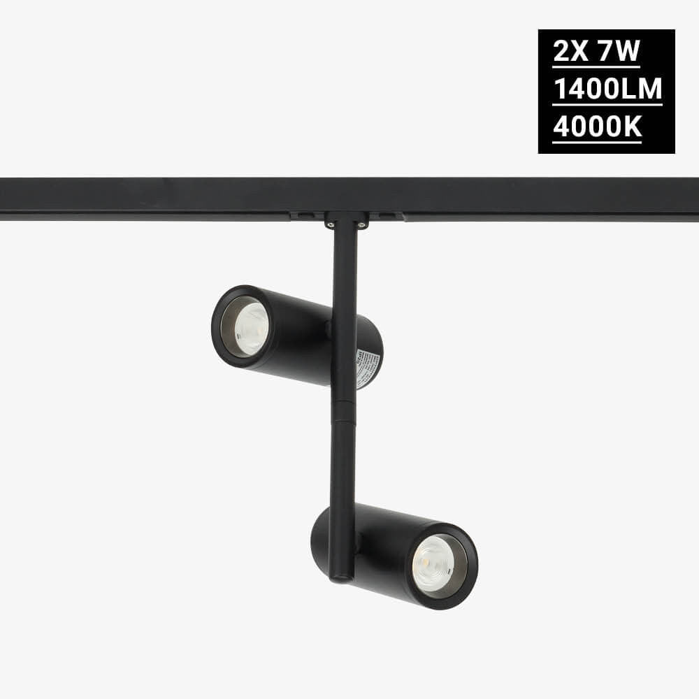 LED Magnetic Spot Floodlight 48V 2x7W 4000K - M05 - image 5