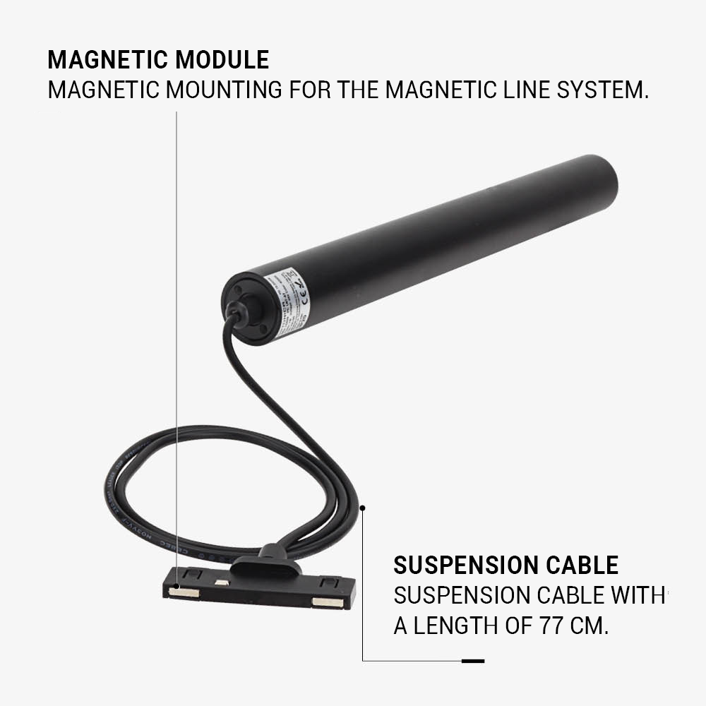 LED Magnetic Pendant Light 48V 7W 4000K - M05 - image 4