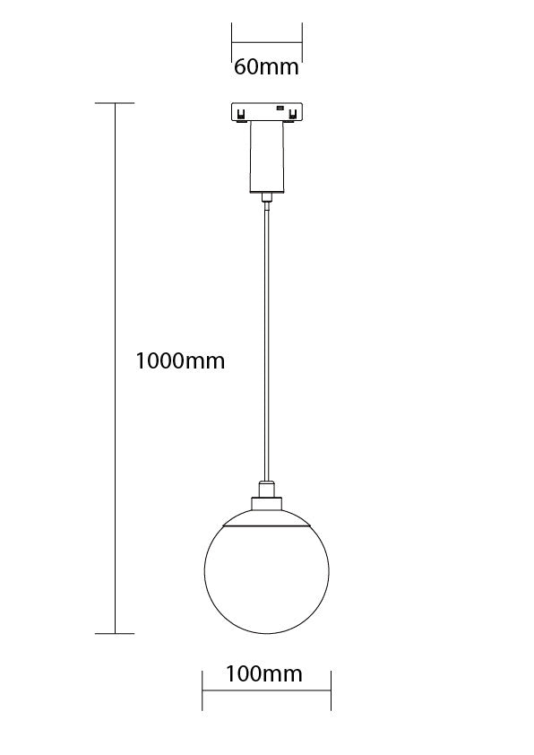 LED Magnetic Pendant Light 48V 5W 4000K - M05 - product view