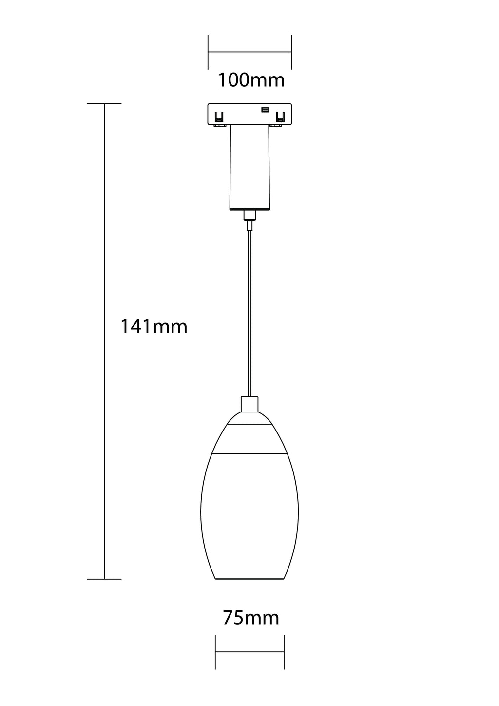 LED Magnetic Pendant Light 48V 10W 4000K - M05 - image 3