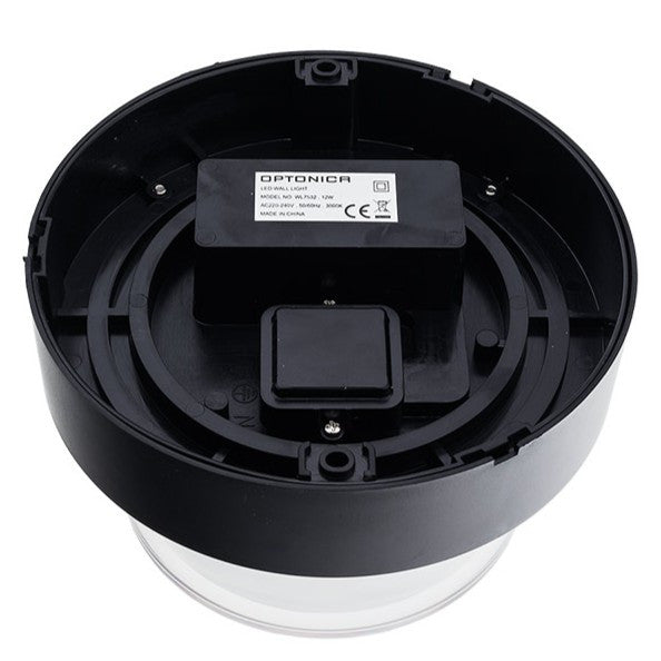 LED Wall Light Black Round Body - image 3