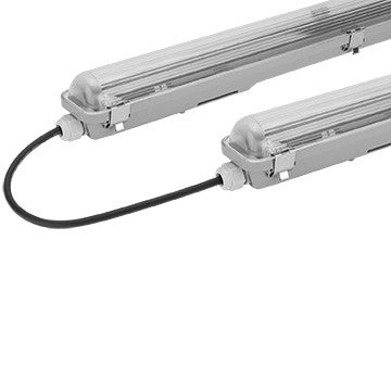 Fixture for One Side Power LED Tube T8 1x120cm IP65 with SS Clips - image 4