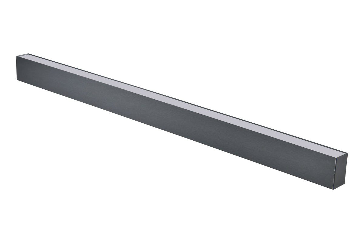 Luminaire linéaire LED en plastique 38 W 3CCT NOIR