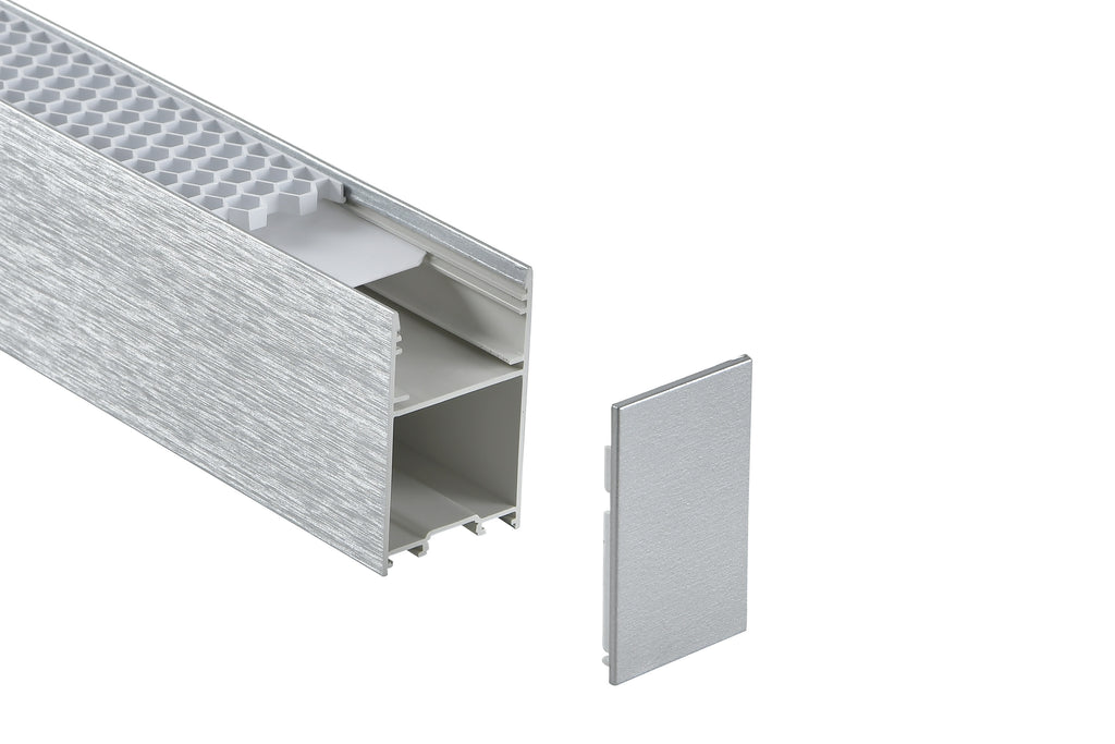 LED Plastic Linear Light 38W 3CCT SILVER - product view