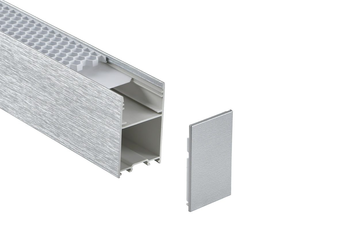 LED Plastic Linear Light 38W 3CCT SILVER - product view