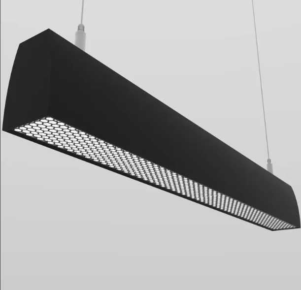 LED Linear Light 38W 3CCT BLACK 1200x35x70mm + HONEY COMB REFLECTOR - image 3
