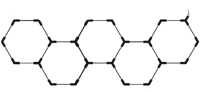 Hexagon SET Lights 5HEX 203W With Accessories - image 3