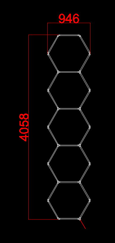 Hexagon SET Lights 5HEX 199W With Accessories - product view