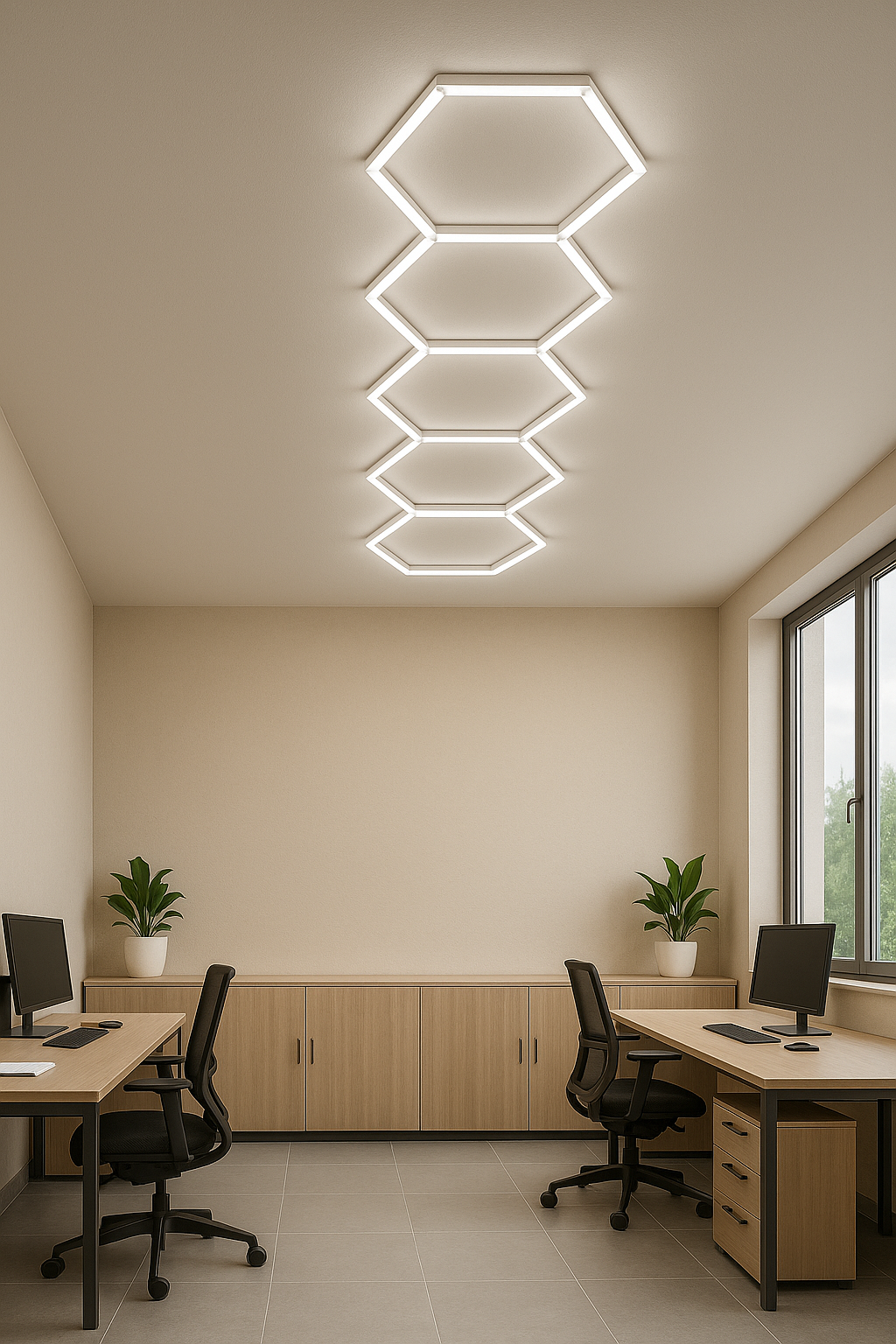 Hexagon SET Lights 5HEX 199W With Accessories