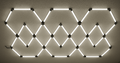 Hexagon SET Lights 11 SHAPES 428W with Accessories
