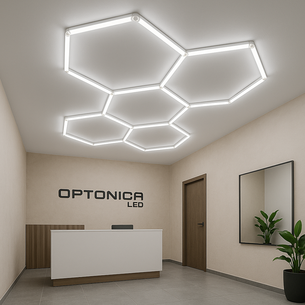 Hexagon SET Lights 5HEXS 192W With Accessories 3CCT