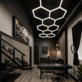 Hexagon SET Lights 8HEXS 259W With Accessories 3CCT