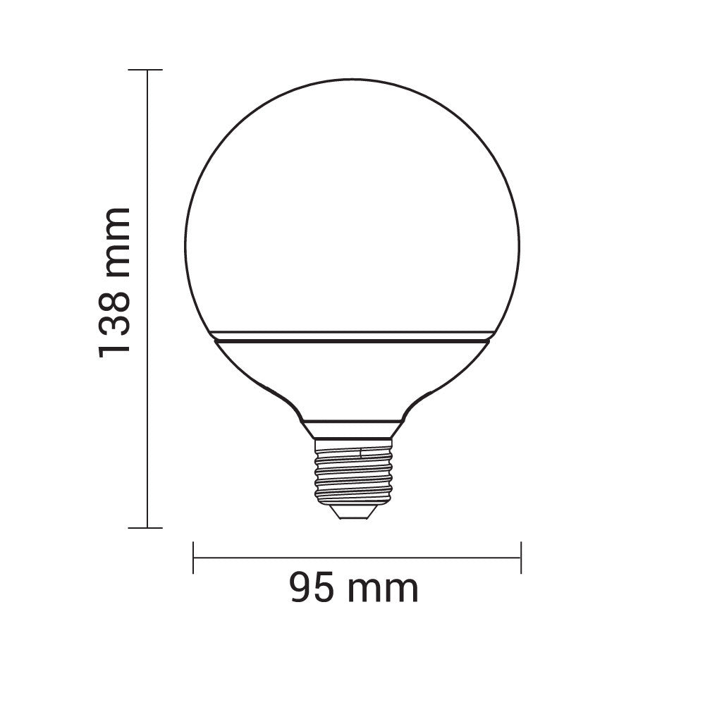 LED Plastic Bulb G95 E27 5 Years Warranty - image 3