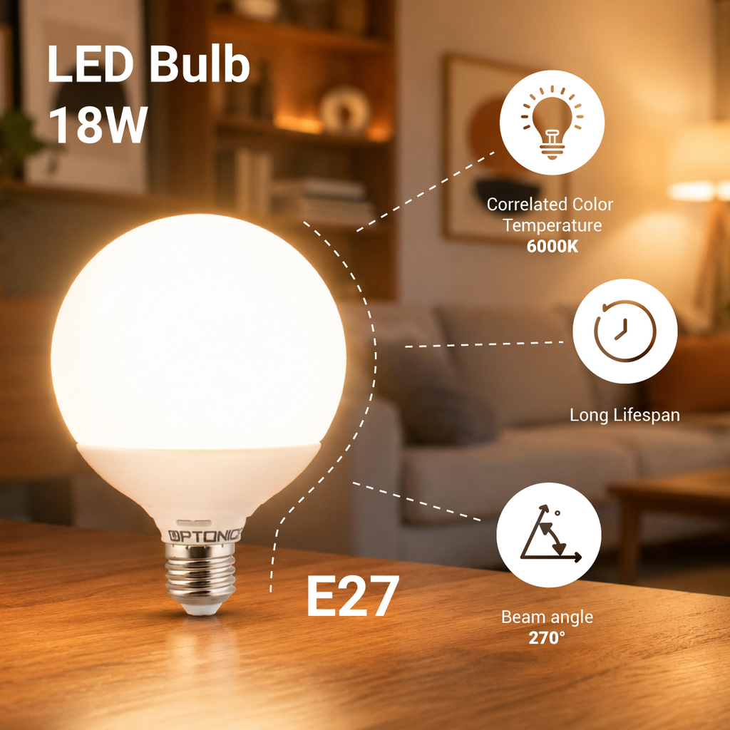 LED Bulb G120 E27 - product view