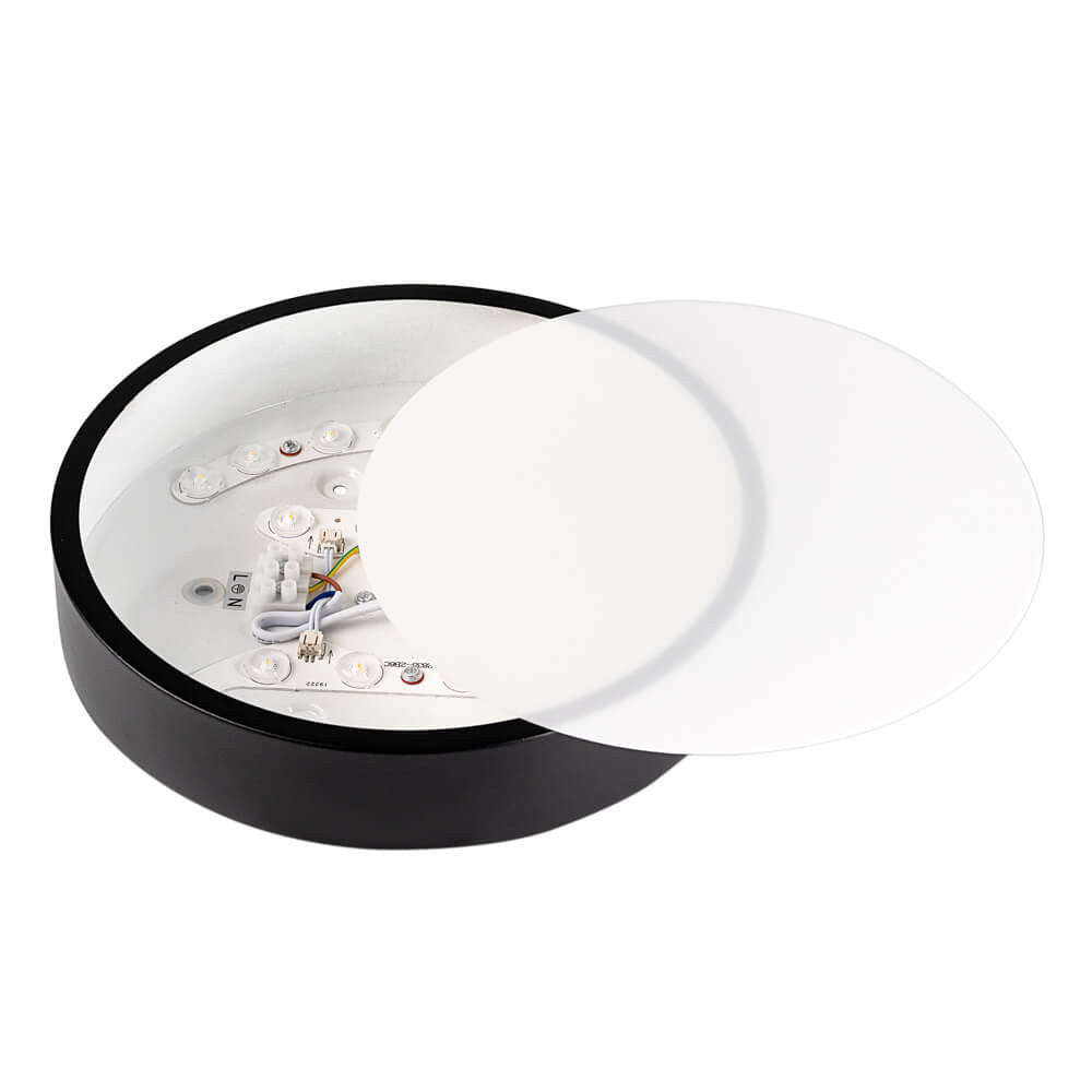 LED Ceiling Light Black Body - Round - image 4