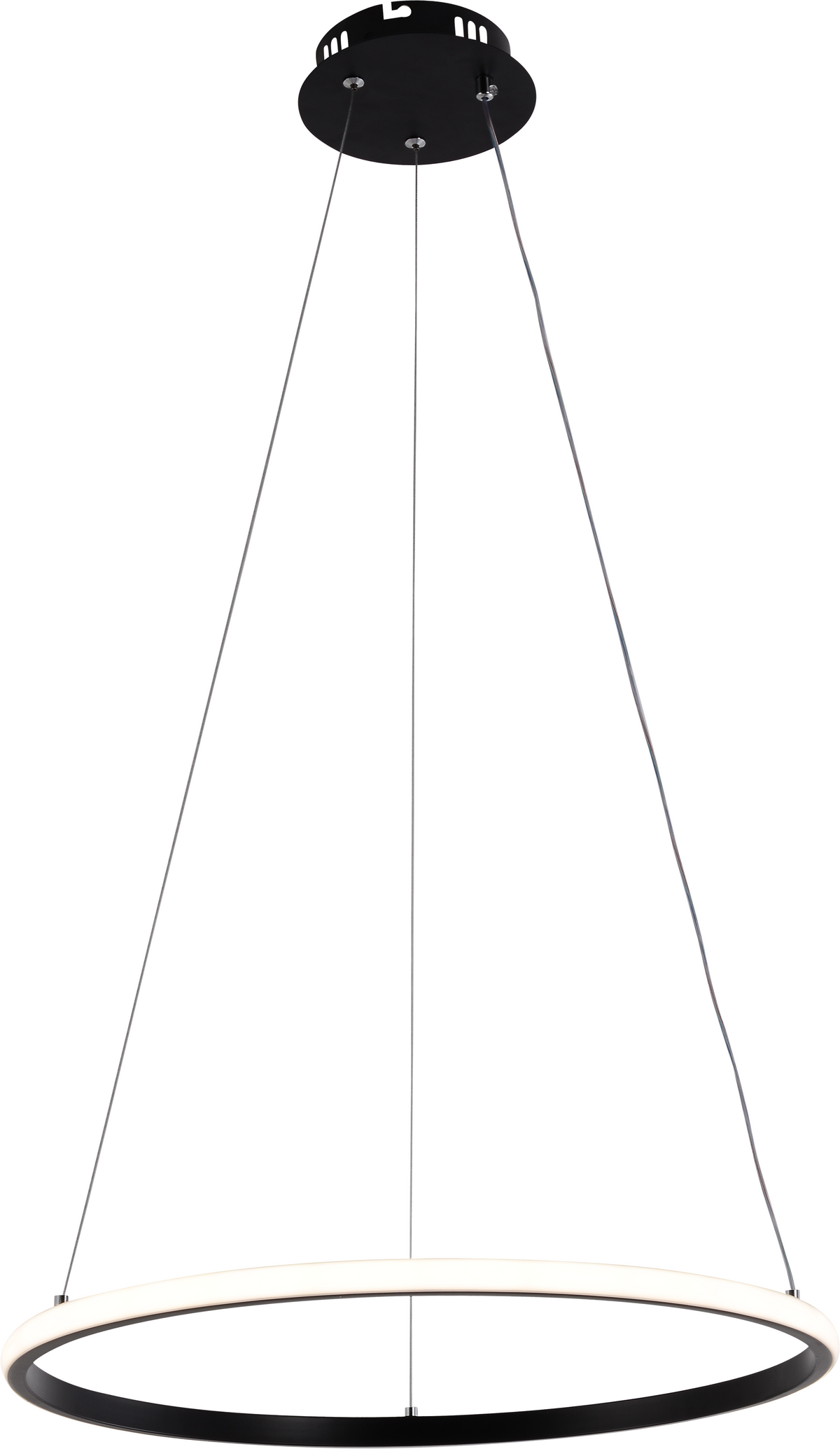 LED Pendant Lamp CCT 30W Black Dimmable + Remote Control - product view