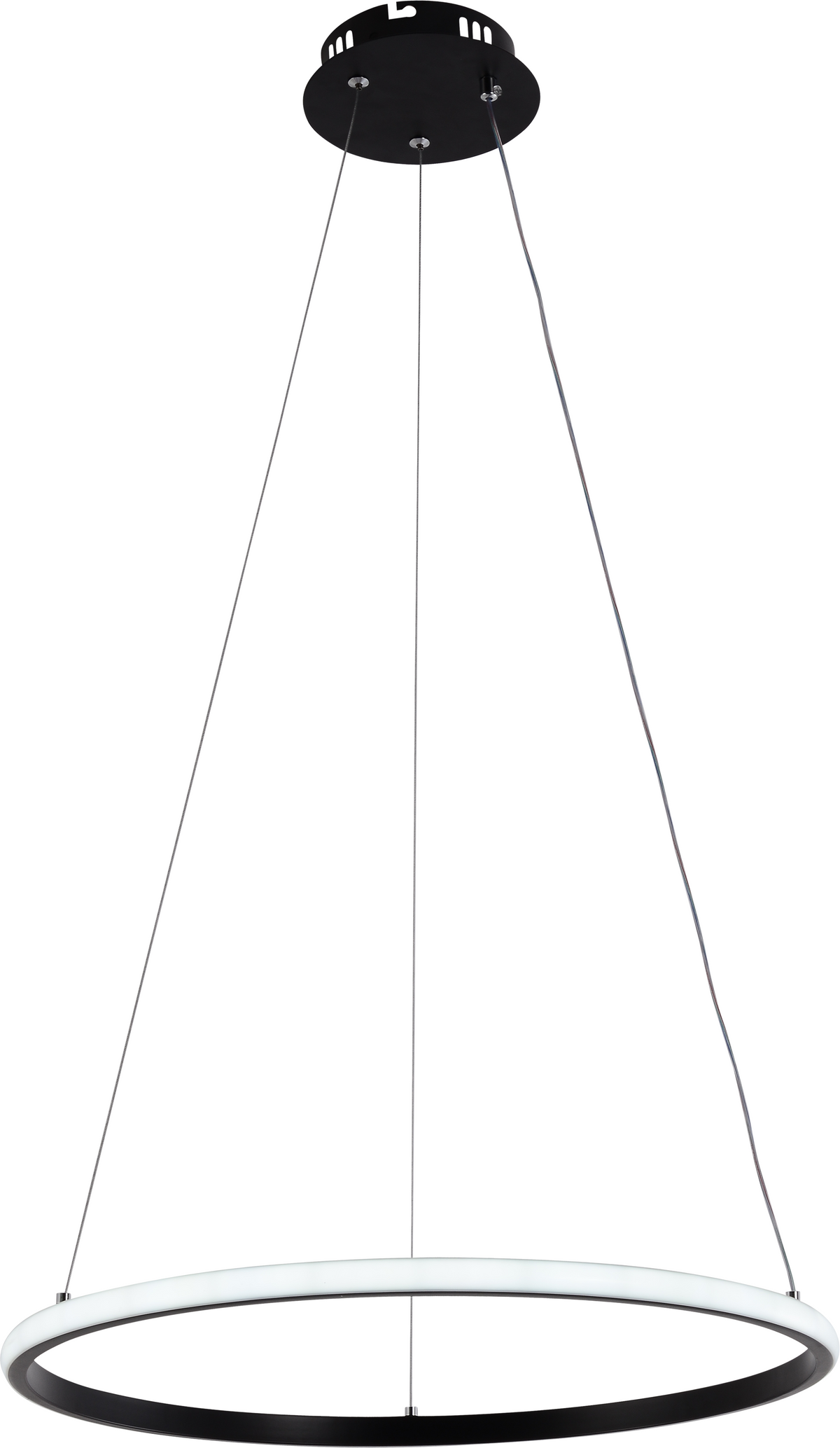 LED Pendant Lamp CCT 30W Black Dimmable + Remote Control