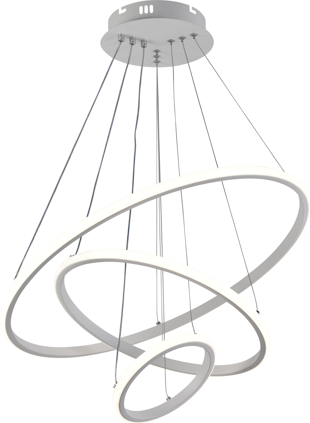 LED Pendant Lamp CCT 78W White Dimmable + Remote Control - product view