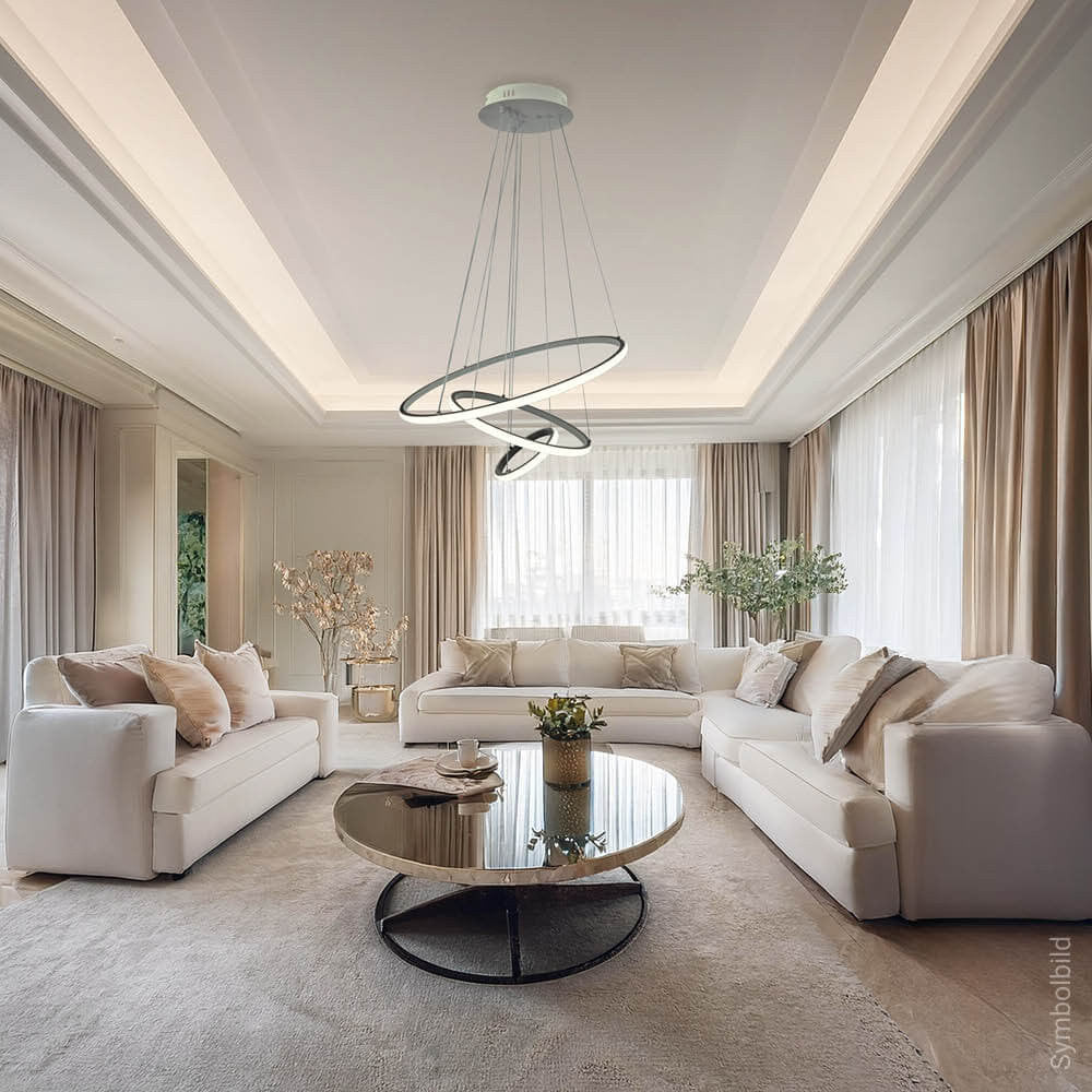 LED Pendant Lamp CCT 78W White Dimmable + Remote Control - image 8