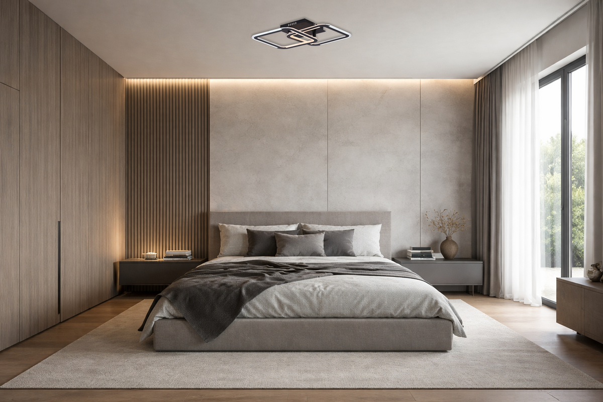 LED Ceiling Lamp CCT 30W Black Dimmable + Remote Control - image 4