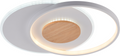 LED Ceiling Lamp CCT 54W White+Wood Dimmable + Remote Control
