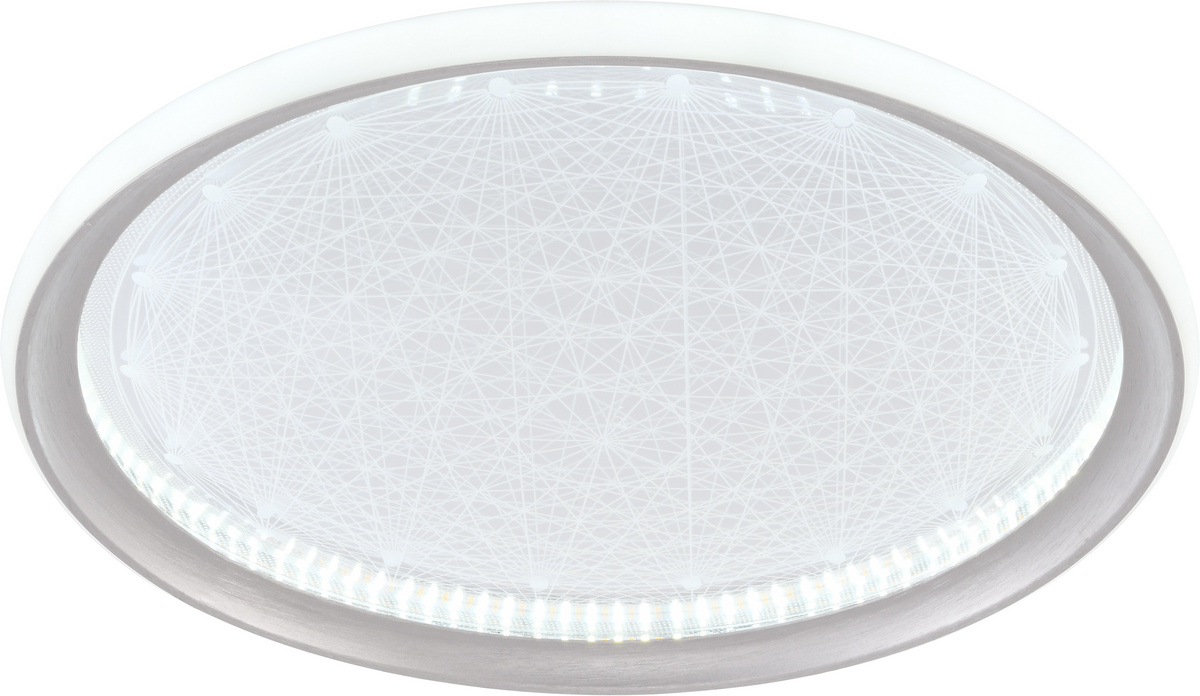 LED Ceiling Lamp CCT 42W Silver+CR Dimmable + Remote Control