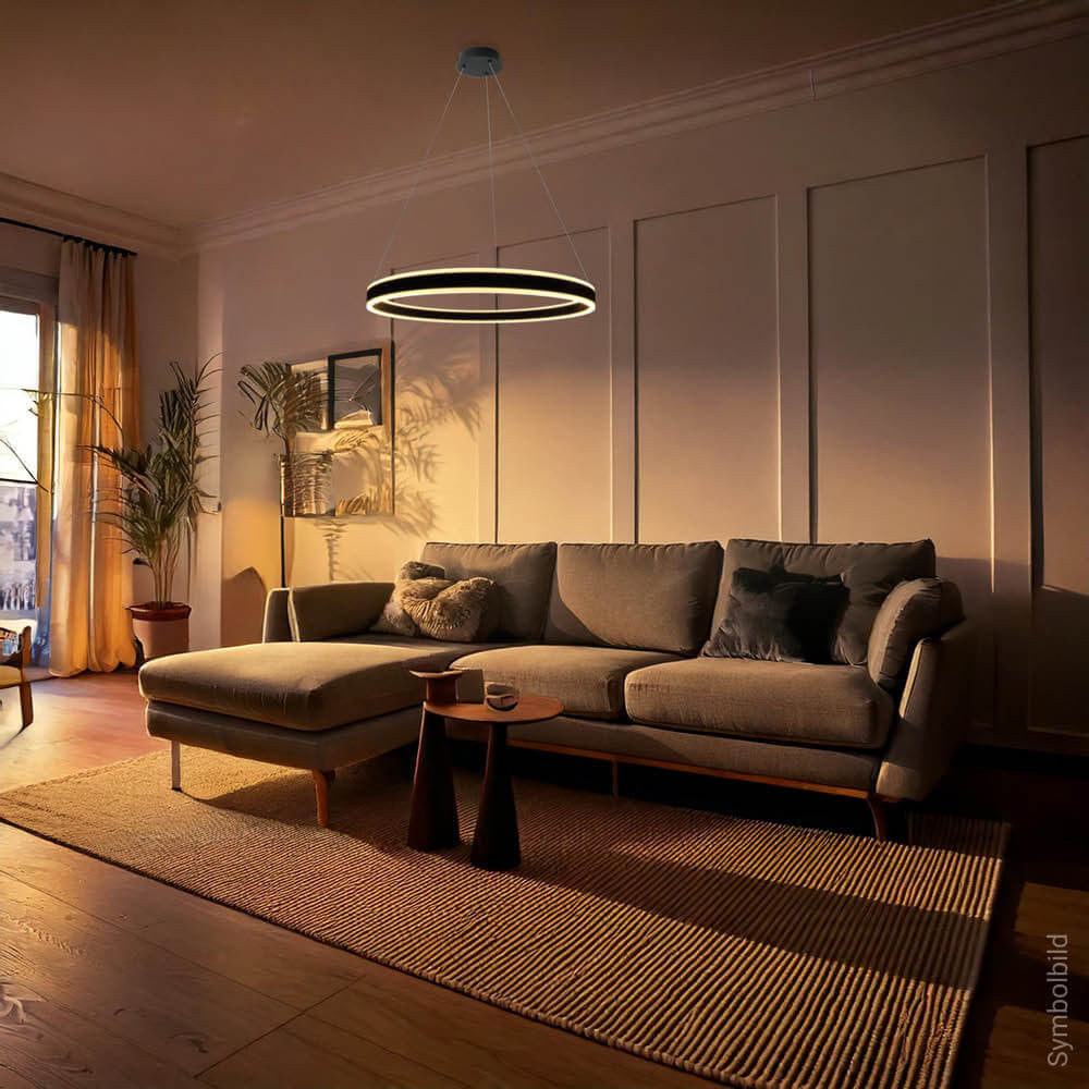 LED Pendant Lamp 36W Sand Black - image 6