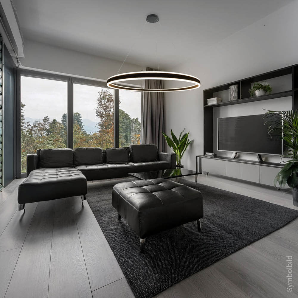 LED Pendant Lamp 60W Sand Black - image 6