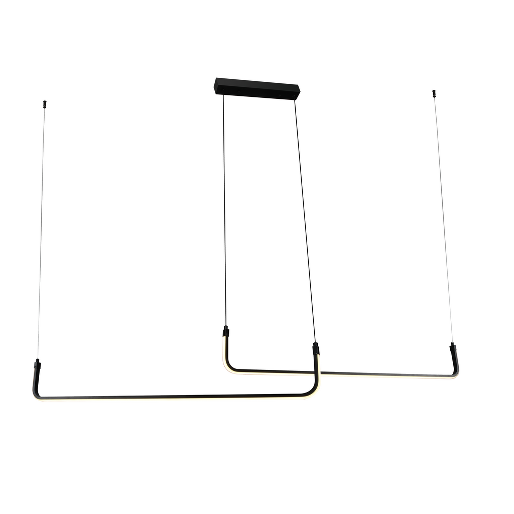 LED Pendant Lamp 25W Sand Black