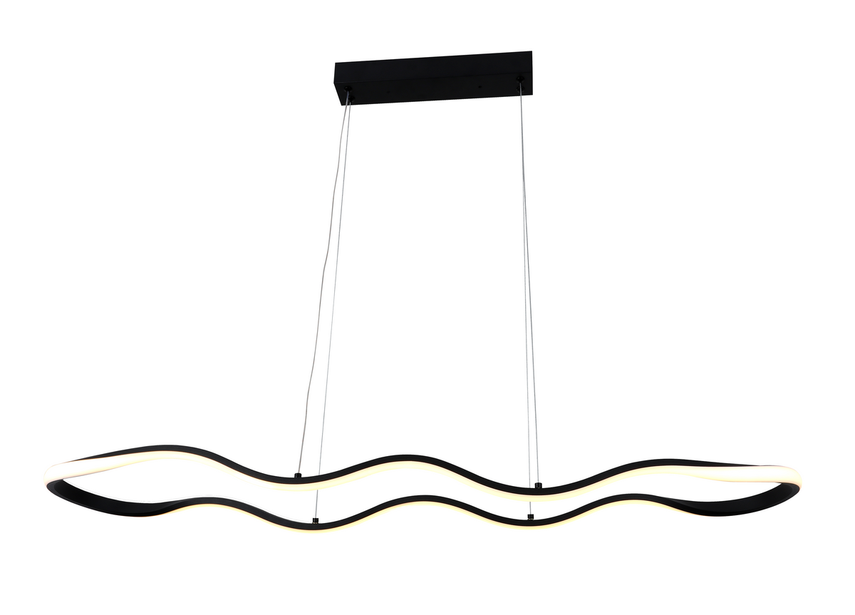 LED Pendant Lamp 24W Sand Black