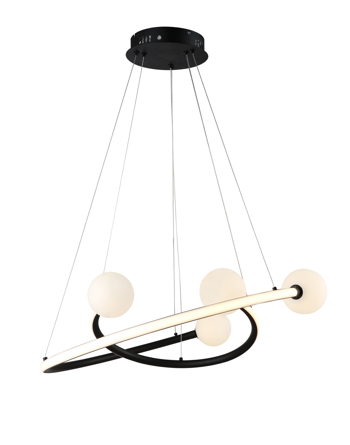 LED Pendant Lamp 36W Sand Black
