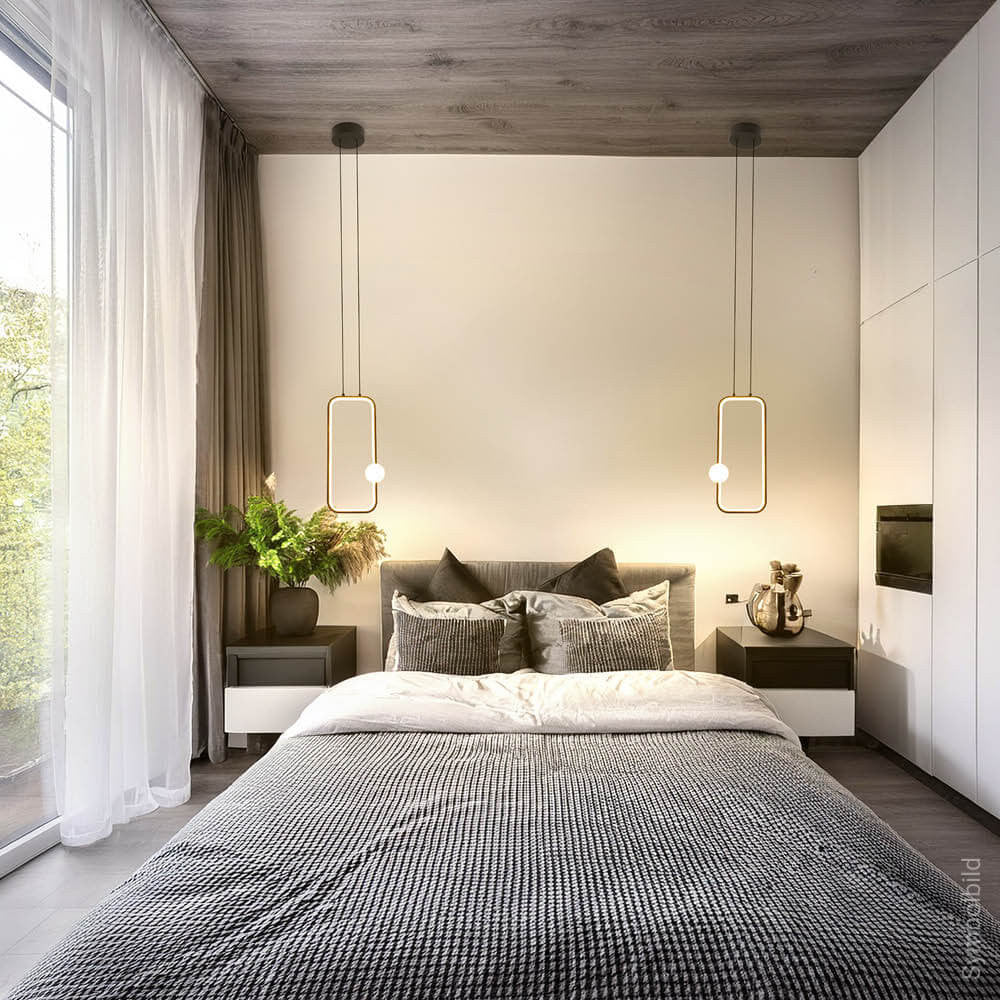 LED Pendant Lamp 15W Sand Black - image 6