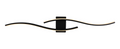 LED Ceiling/Wall Lamp 21W Sand Black