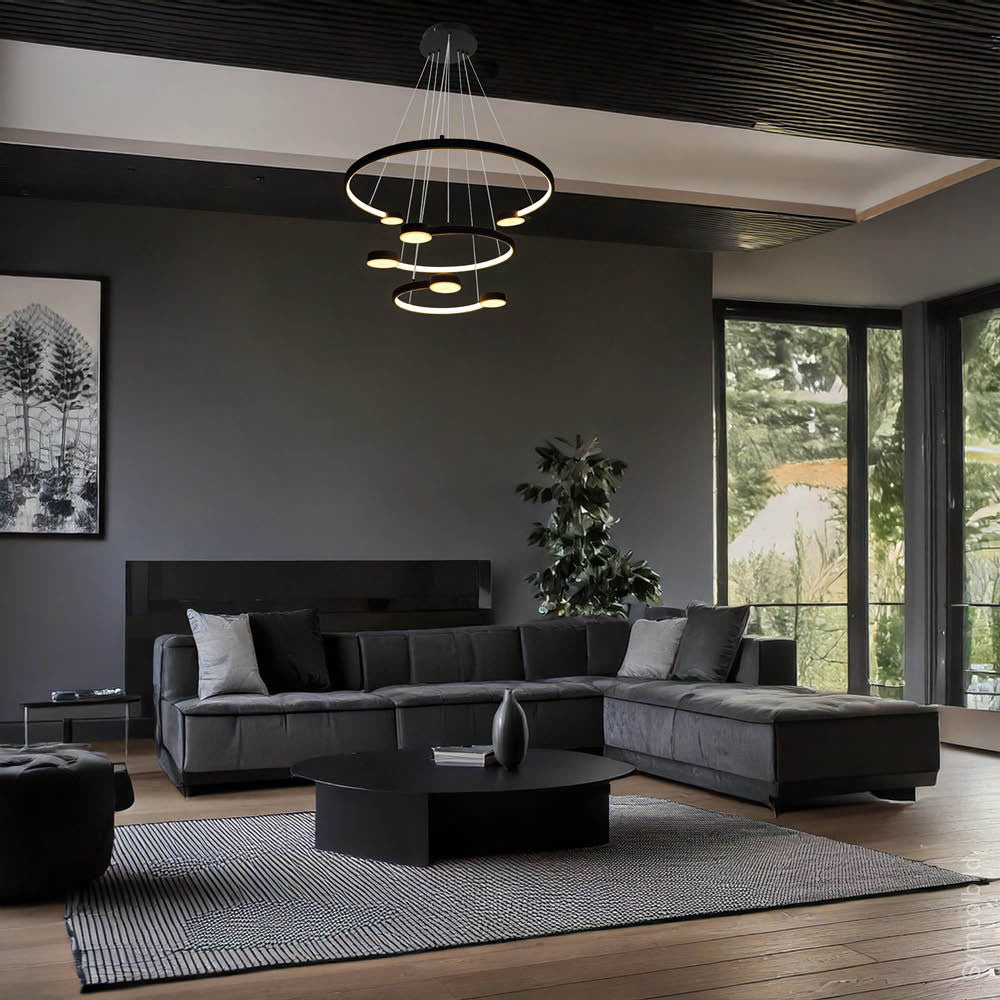 LED Pendant Lamp 40W Copper+White - image 6