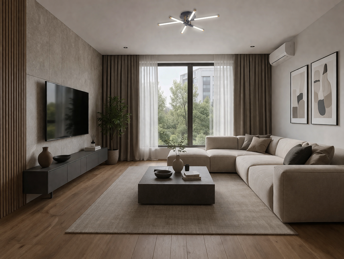 LED Ceiling Lamp 15W Copper - product view