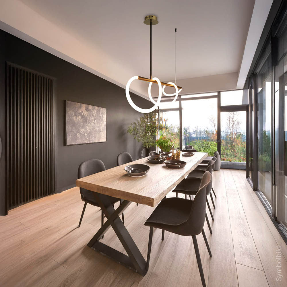 LED Pendant Lamp 36W Black - product view