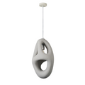 LED Pendant Lamp E27 White/Grey
