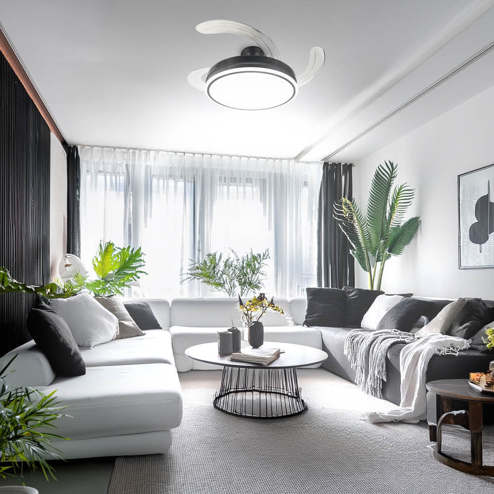 LED Fan Ceiling 36W/3CCT Black + Remote Control - image 6